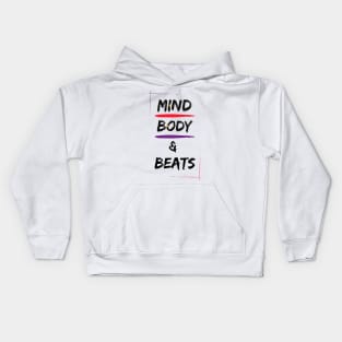 Mind Body & Beats music Kids Hoodie